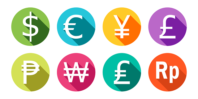 different currency symbols